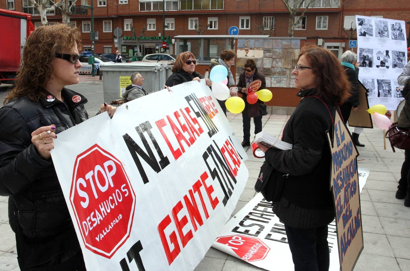 Manifestación contra los desahucios en Valladolid