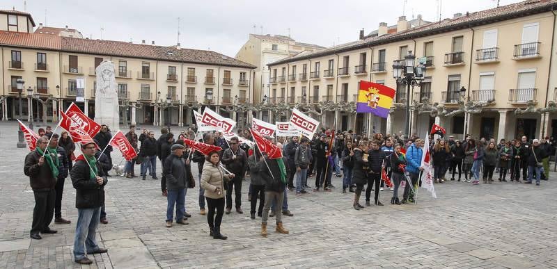 Manifestación de estudiantes en Palencia contra la reforma universitaria