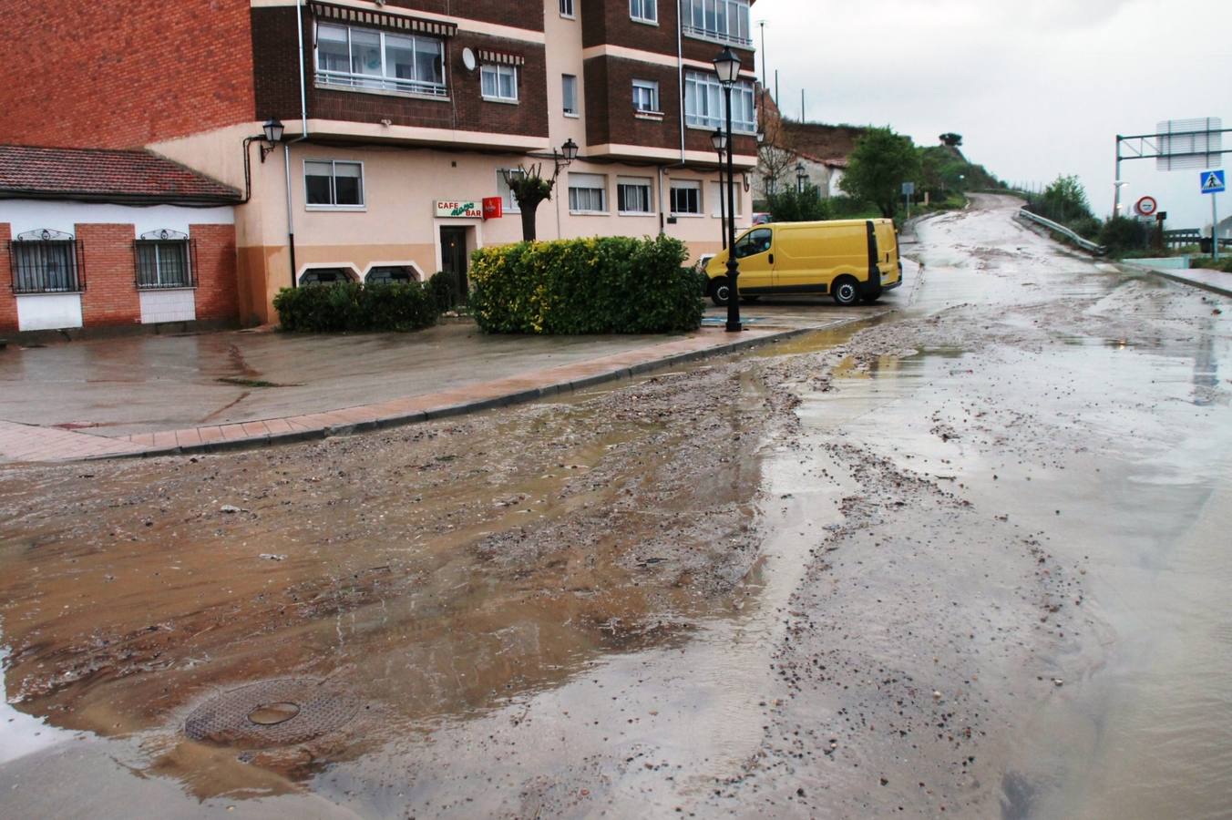 Consecuencias de la tormenta en Simancas