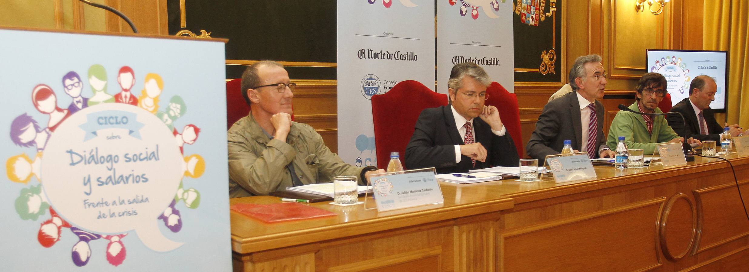 Segunda jornada del ciclo 'Diálogo Social y salarios frente a la salida de la crisis' celebrada en Palencia