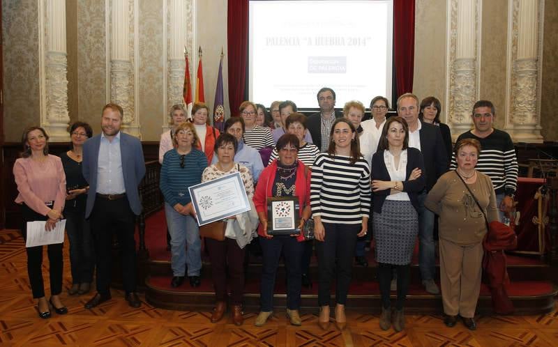 Entrega de los premios del III Certamen Provincial A Huebra 2014 de la Diputación de Palencia