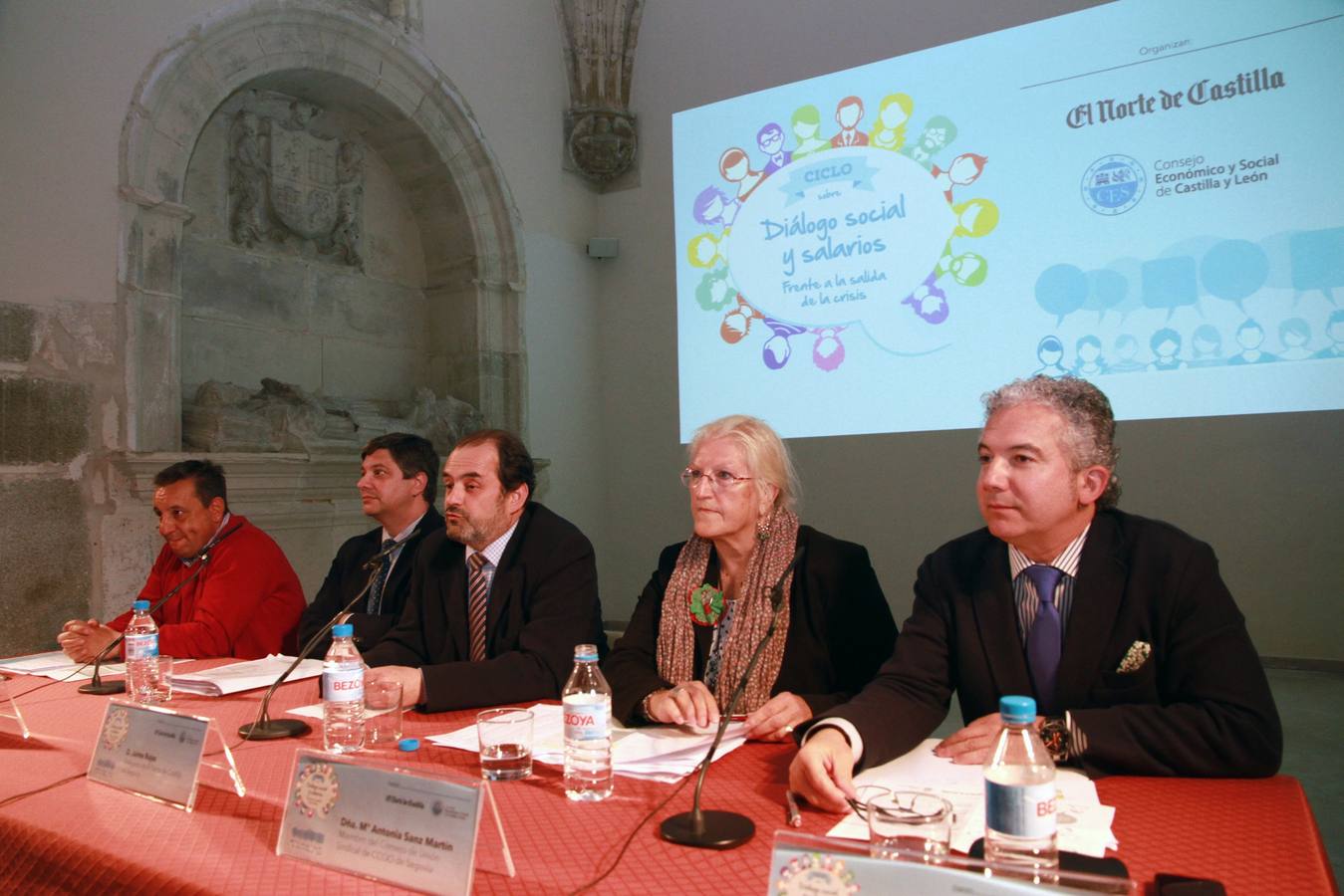 Tercera jornada del ciclo 'Diálogo Social y salarios frente a la salida de la crisis' celebrada en Segovia