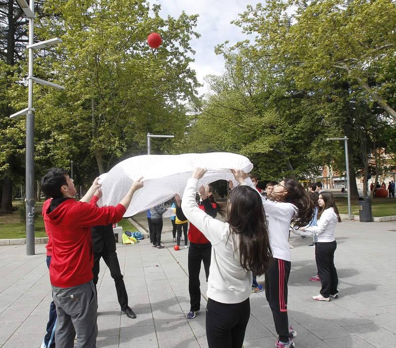 Celebración del Día de la Educación Física en la Calle, en Palencia