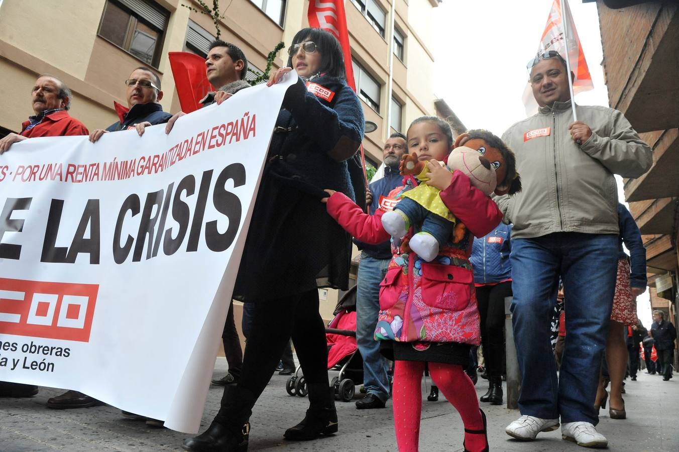 Manifestación del Primero de Mayo en Medina del Campo
