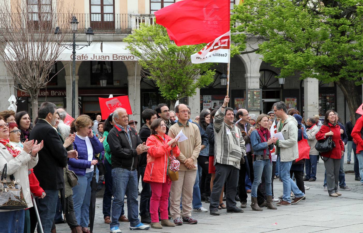 Manifestación del Primero de Mayo en Segovia