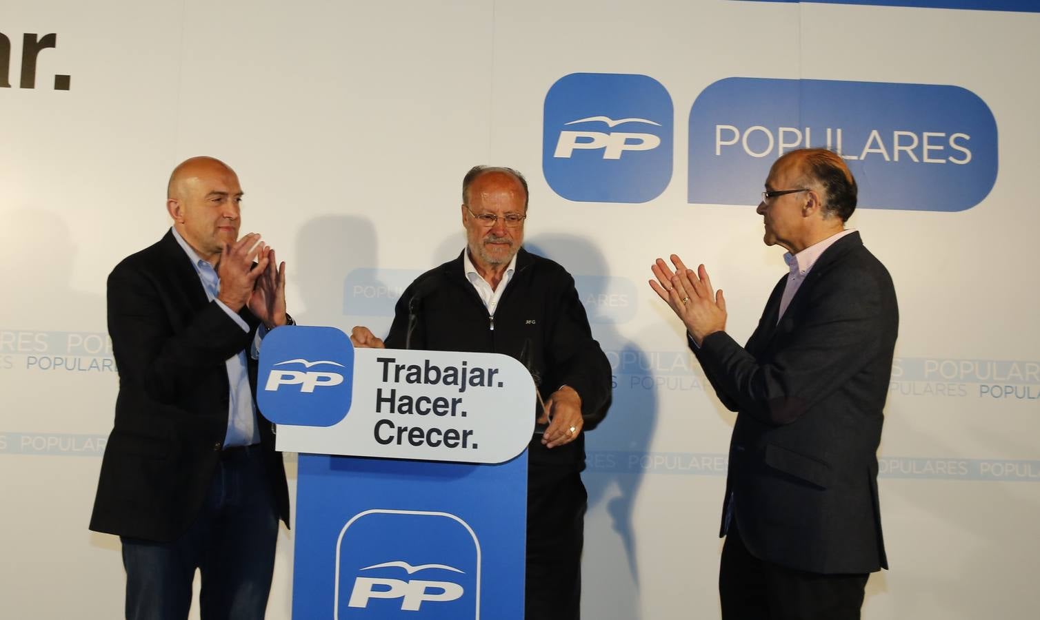 Las mejores imágenes de la noche electoral en Valladolid