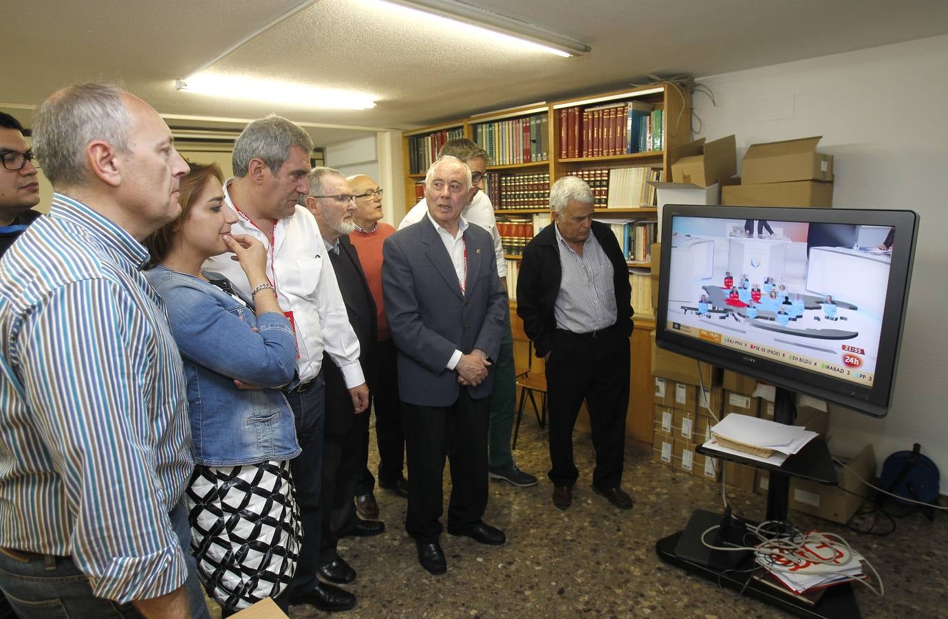 Así fue la noche electoral en Palencia