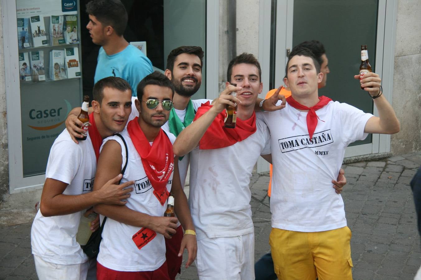 Ambiente festivo en las fiestas de Cuéllar (Segovia)