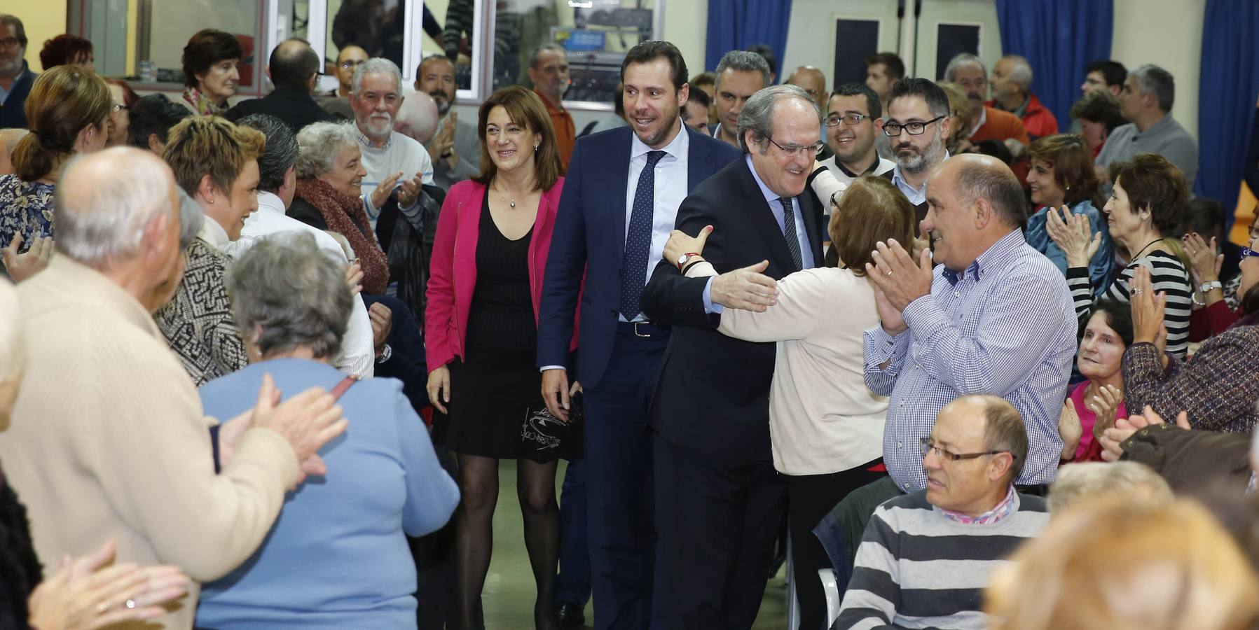 El exministro de Educación, Ángel Gabilondo, participa en un acto del PSOE en Valladolid