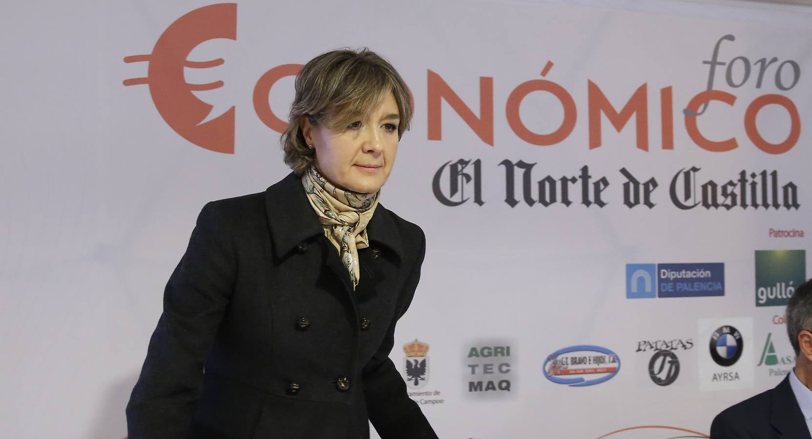 La ministra de Agricultura, Isabel García Tejerina, en el Foro Económico de El Norte de Castilla celebrado en Aguilar de Campoo (Palencia)