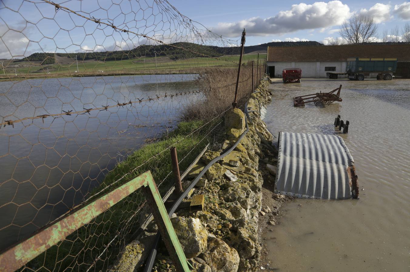 Inundaciones por la crecida de los ríos en la provincia de Valladolid