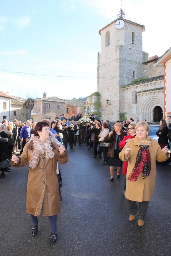 Los vecinos de Cevico Navero (Palencia) honran a su patrona