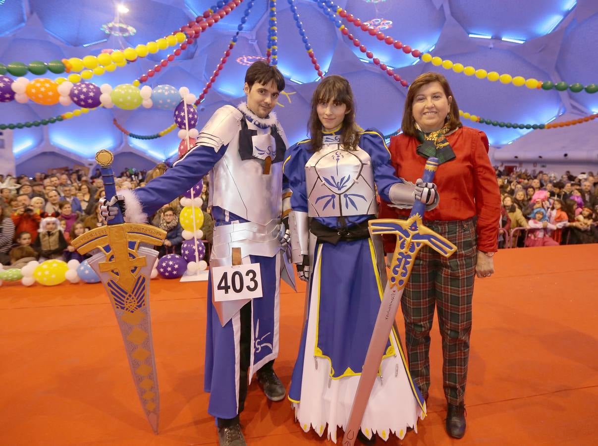 Concurso de disfraces en la Cúpula del Milenio de Valladolid