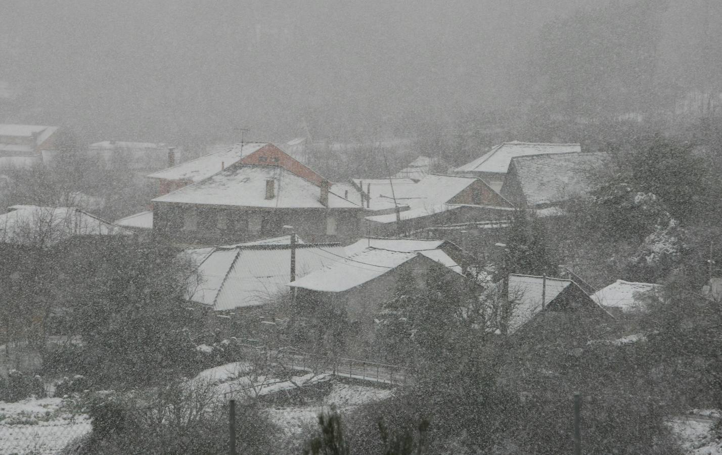 Temporal de nieve en el Bierzo (León)