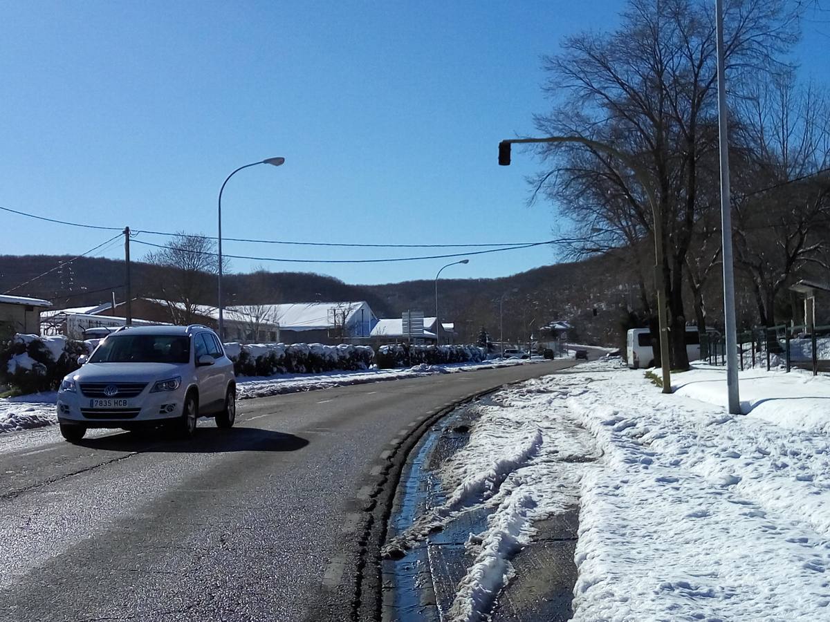Nieve en Guardo (Palencia)