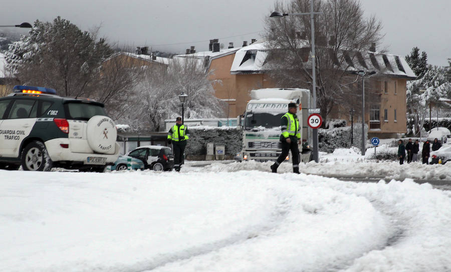 Pueblos de Segovia cubiertos por la nieve