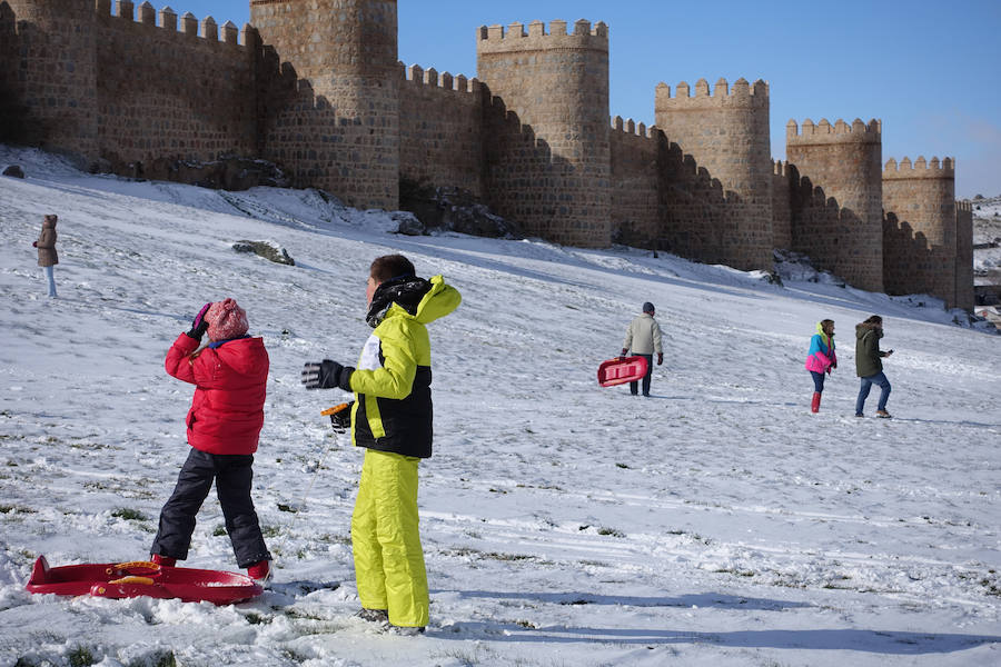 Nieve en Ávila