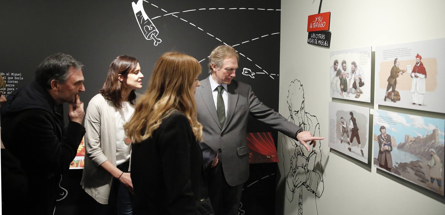 Inauguración de la exposición 'Miguel EN Cervantes'