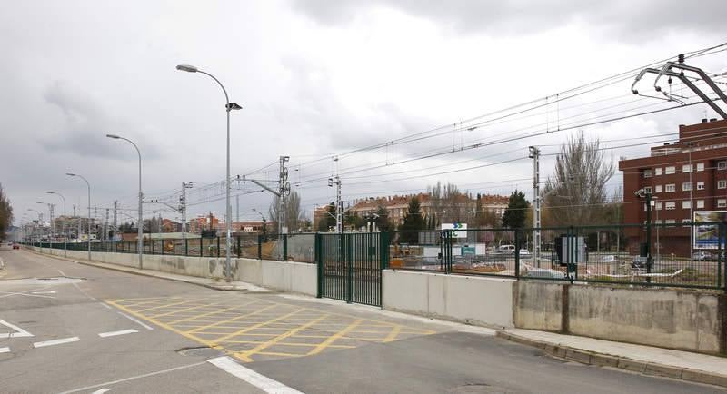 Obras para la construcción de la pasarela elevada de Los Tres Pasos