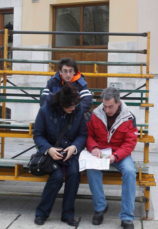 Turistas en Palencia en Semana Santa