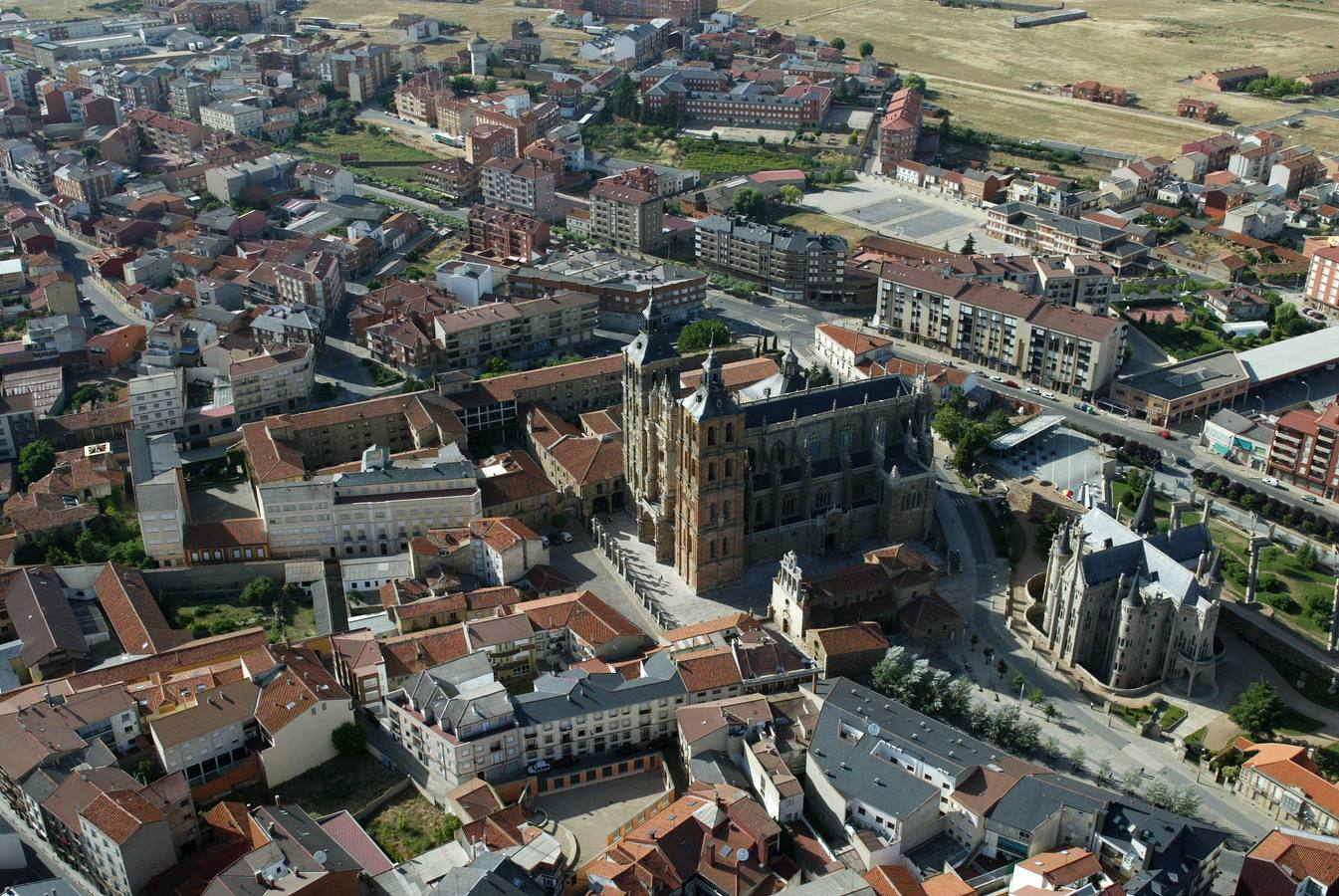 León, a vista de pájaro