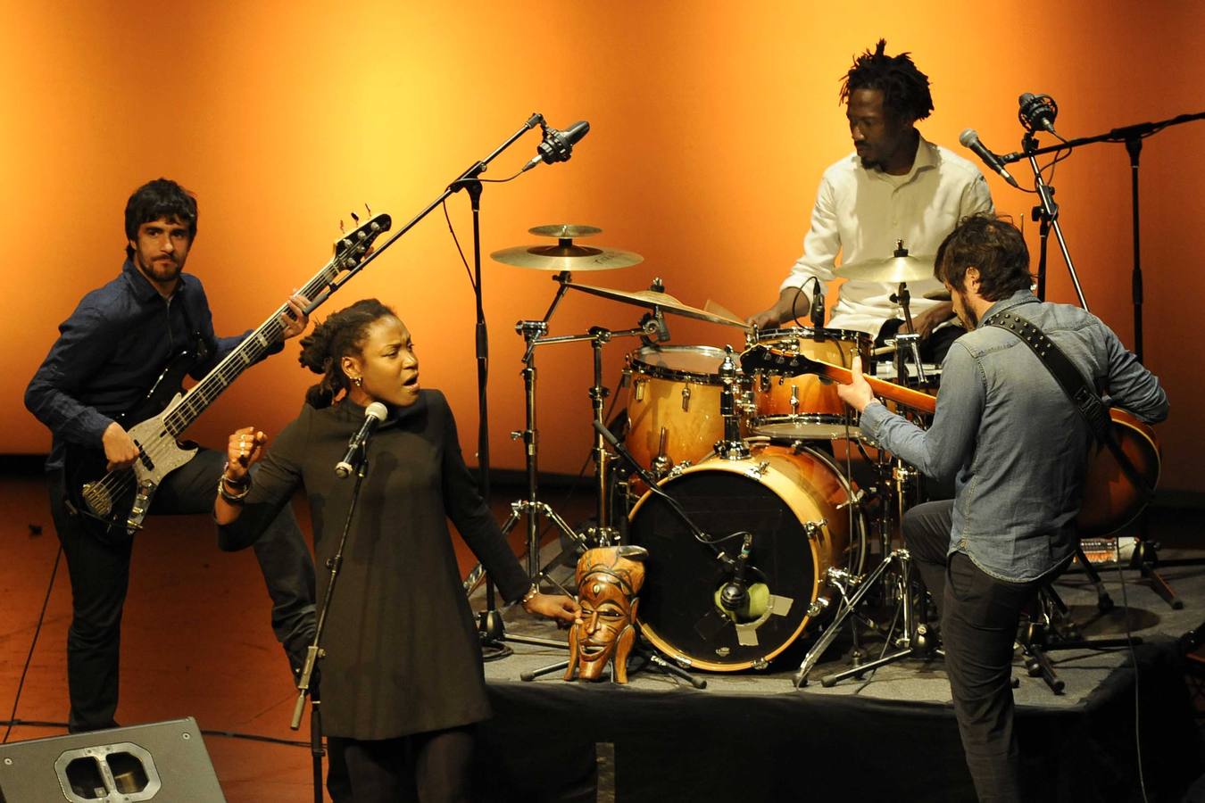 Actuación de Cosmosoul en la tercera jornada del XI Festival de Jazz de Castilla y León que se celebra en Valladolid