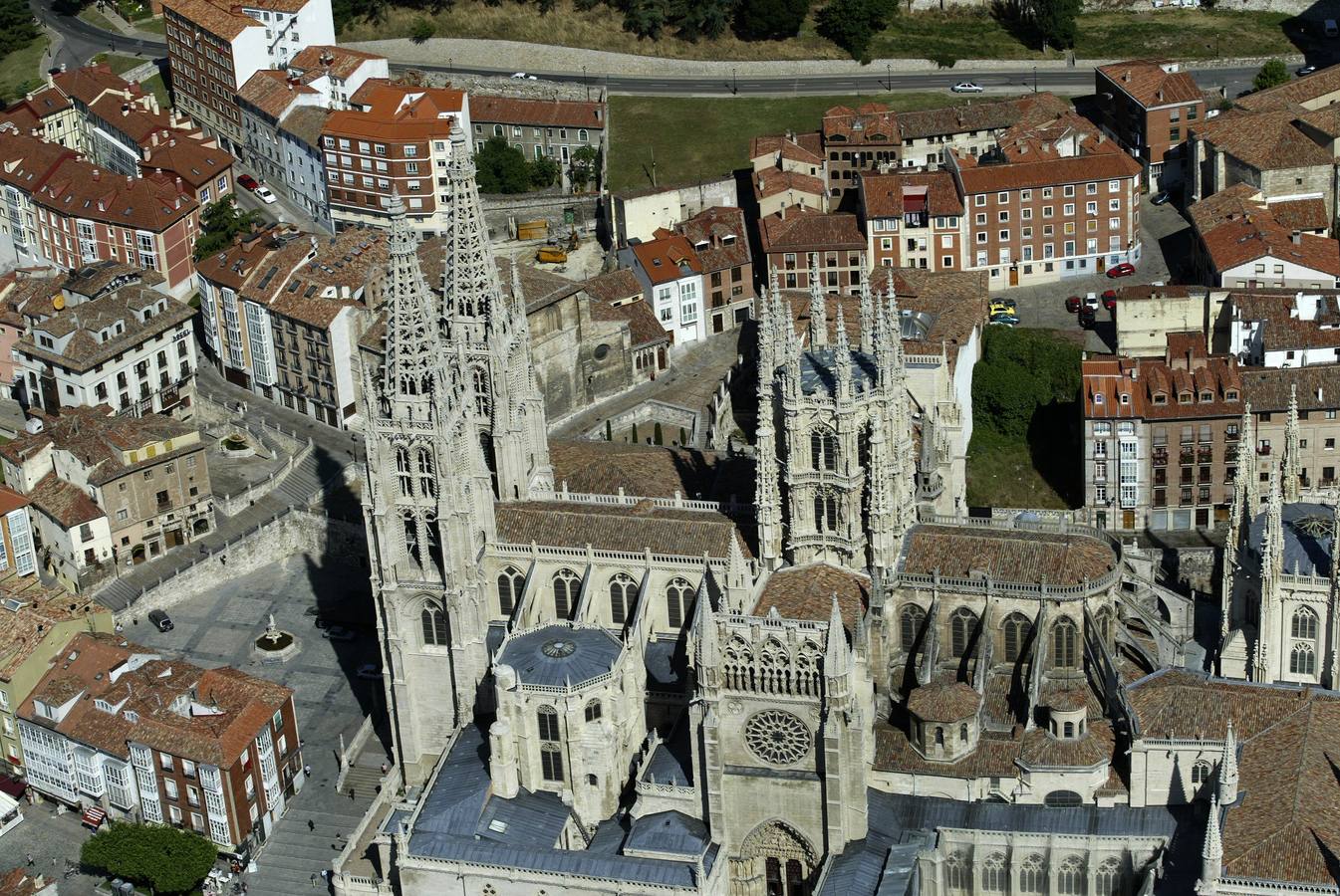 Así se ve Burgos desde el aire