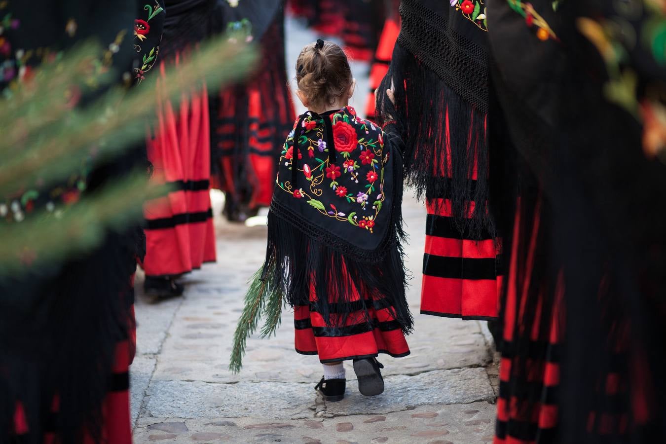 Tradicional Pinochada en la localidad soriana de Vinuesa
