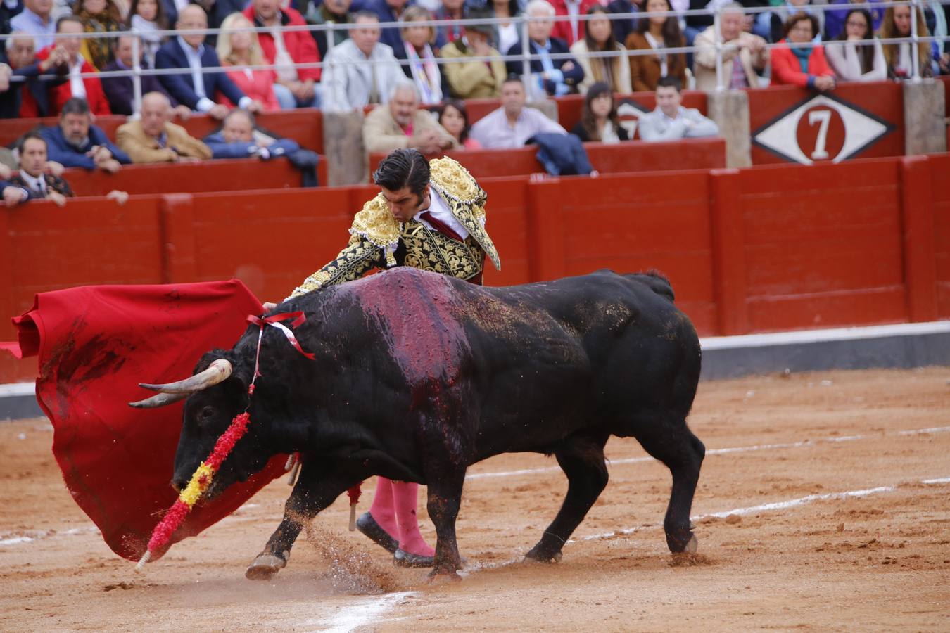 Morante de la Puebla, El Juli y Juan del Álamo, en la cuarta corrida de toros de la Feria de Salamanca