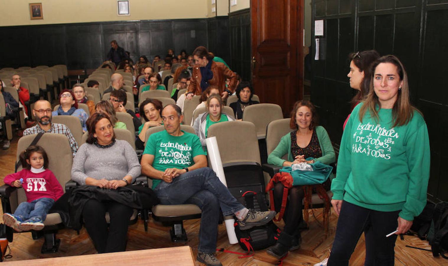 Manifestación contra la reforma de la educación en Palencia
