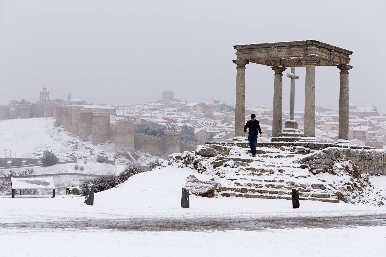 La nieve hace su aparición en Castilla y León