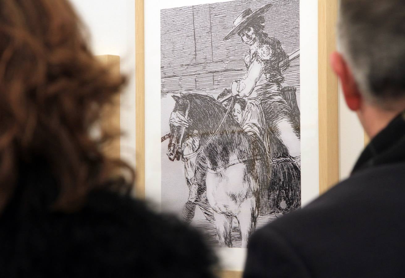 El Palacio Quintanar de Segovia acoge la exposición 'Del trazo a la luz. la Tauromaquia de Goya en las fotografías de Kallmeyer'