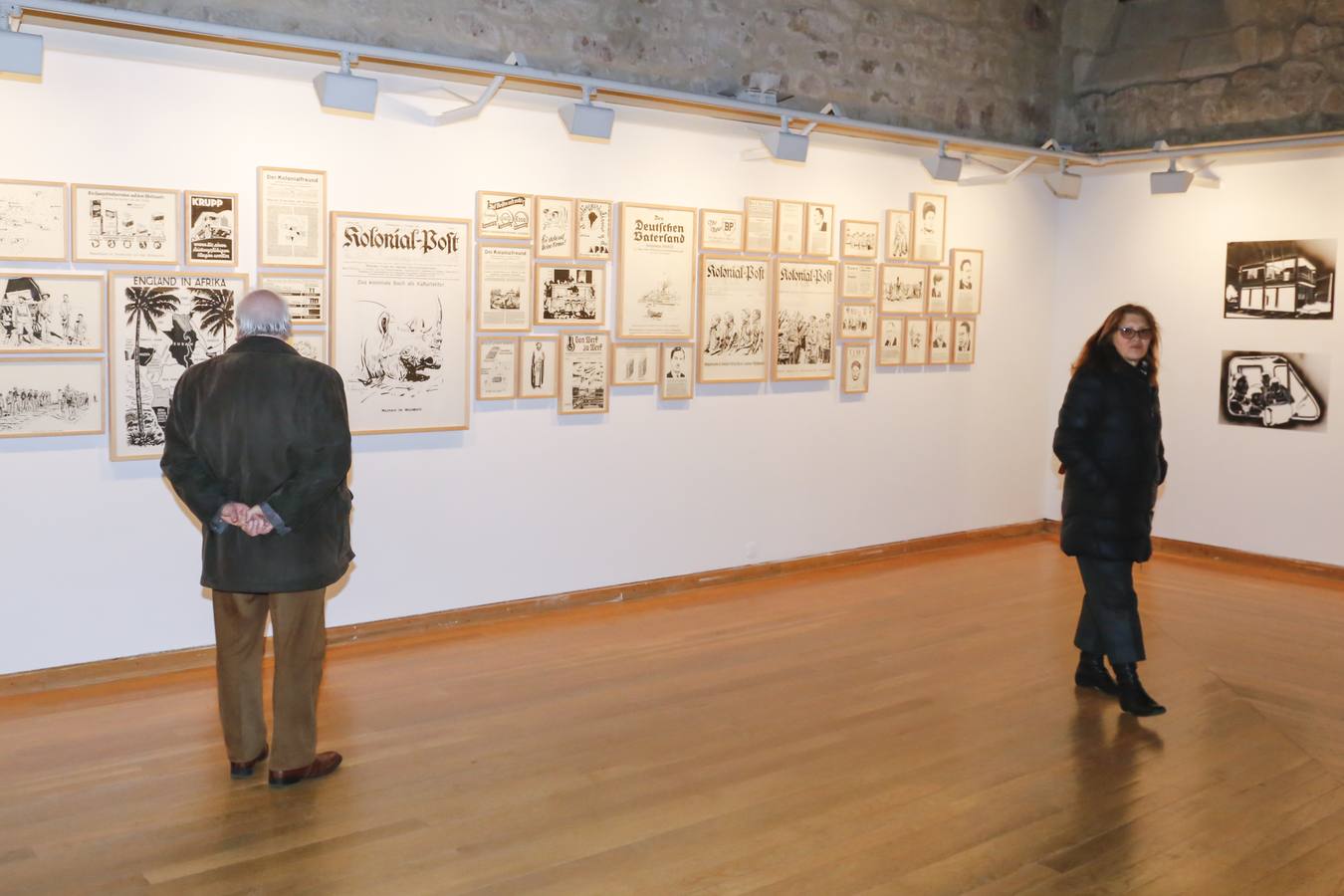 Inauguración de la exposición 'Transliteral' en las Escuelas Menores de la Universidad de Salamanca