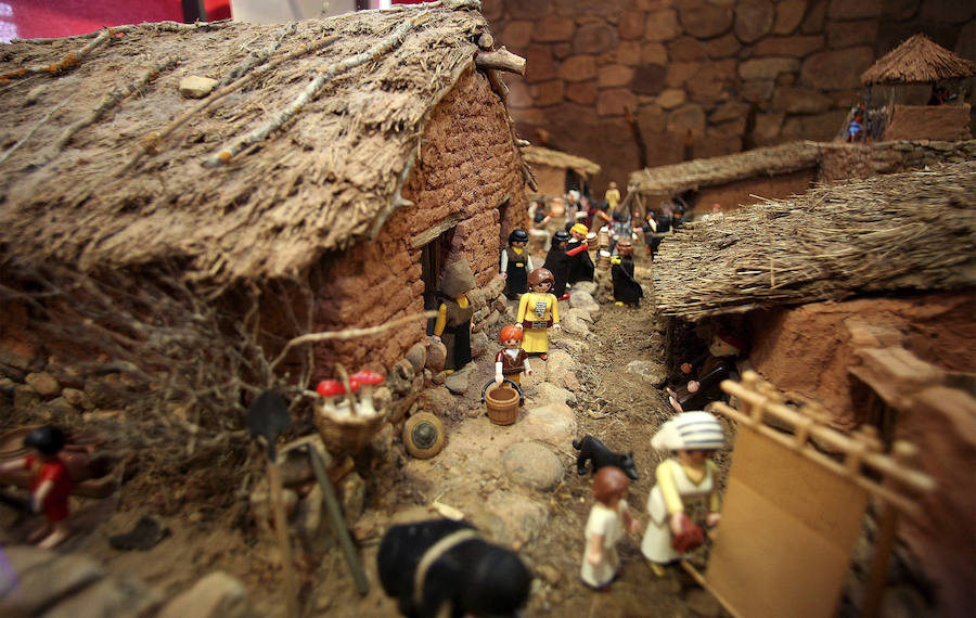 Recreación de la batalla de Numancia con Playmobil