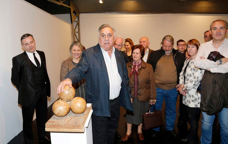 Inauguración de la exposición 'Ursi. El escultor de la madera' en el Museo de Palencia