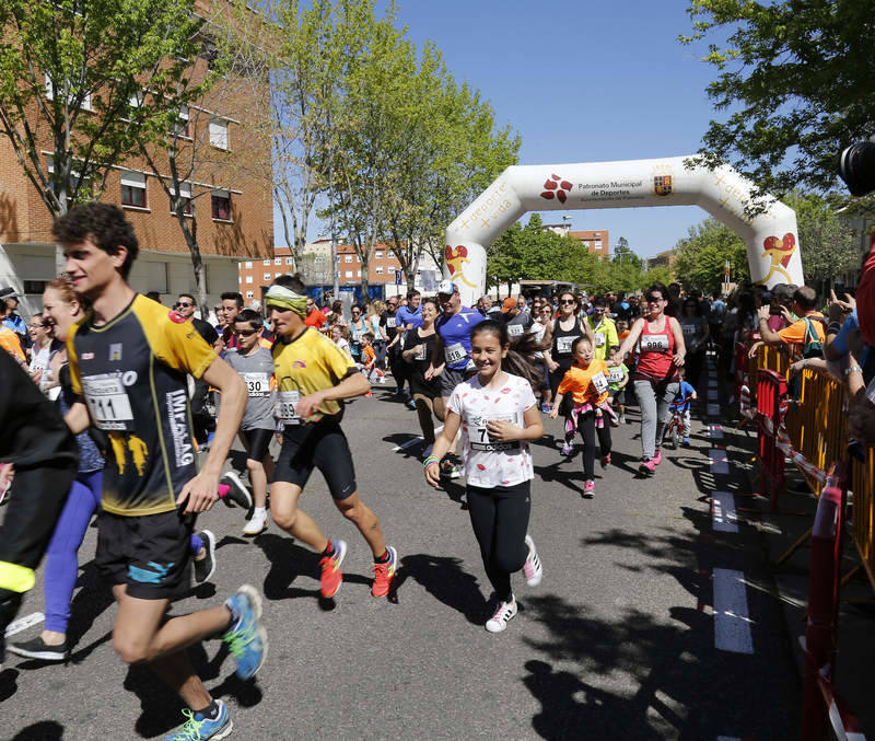 Carrera Thao en el barrio del Cristo durante las fiestas de Santo Toribio