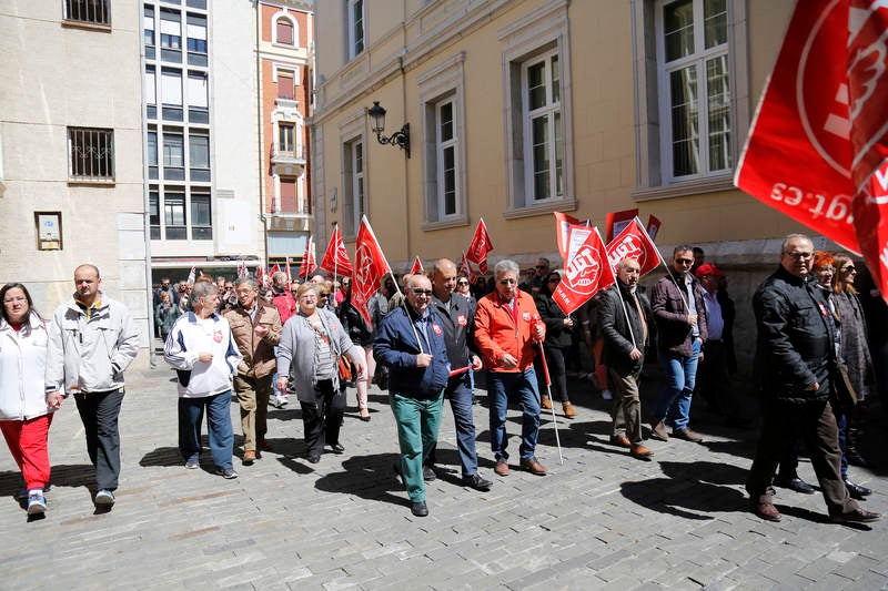 Manifestación del Primero de Mayo en Palencia