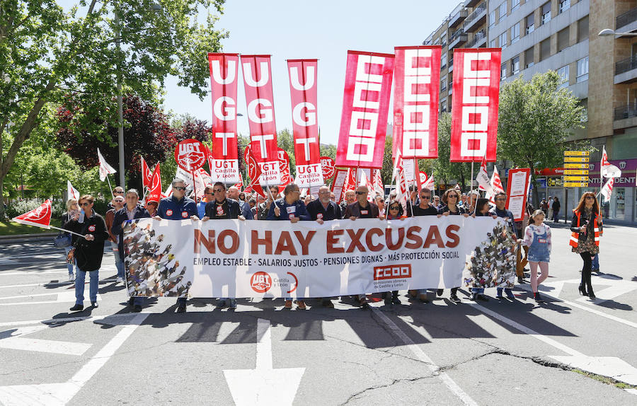 Manifestación del Primero de Mayo en Salamanca