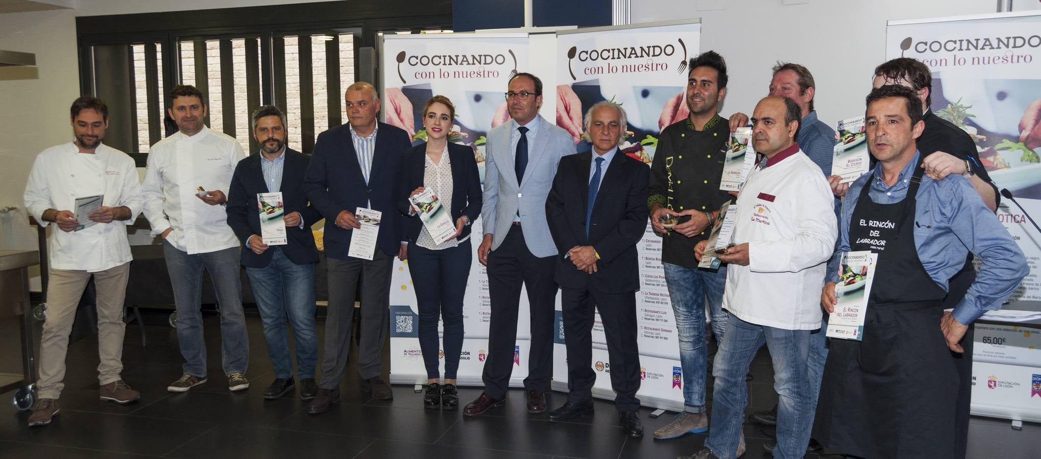 Presentación de la campaña 'Cocinando con lo nuestro' en Valladolid