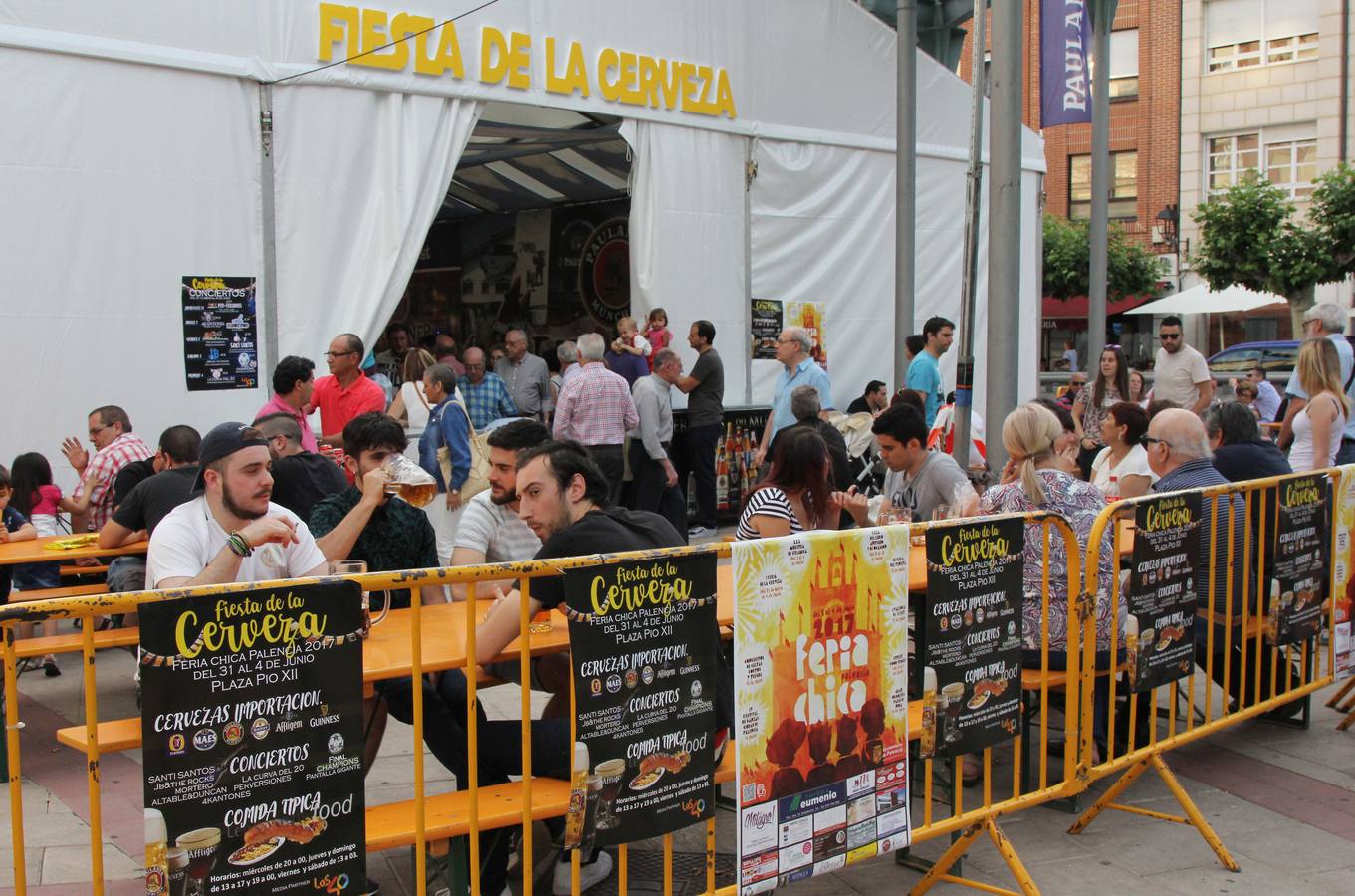 Fiesta de la Cerveza en la Plaza Pío XII de Palencia