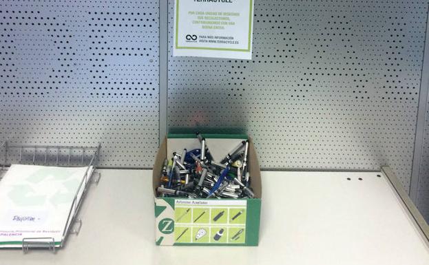 La Diputación de Palencia también reciclará su material de escritura