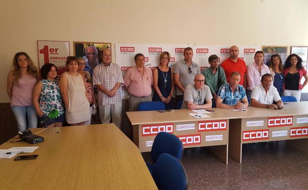 CC OO de Palencia se moviliza contra el despido de uno de sus delegados