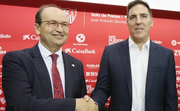 Berizzo: «Mi reto es que el Sevilla siga ganando»