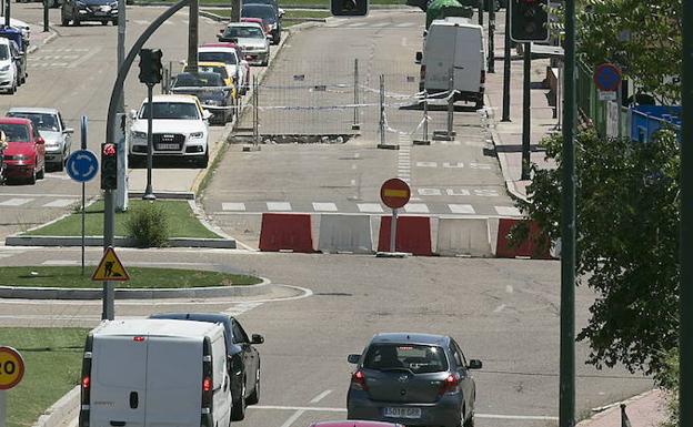 Dos heridos tras el choque de dos vehículos en un polígono de Valladolid