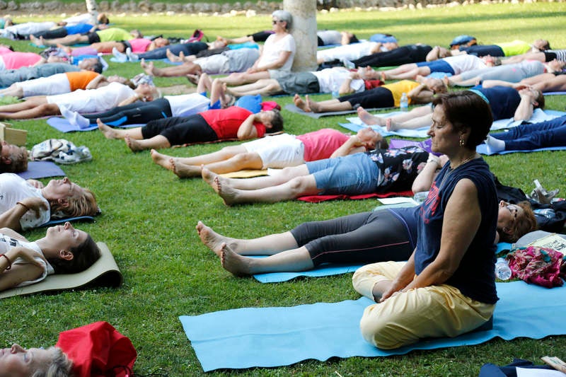 Palencia se suma a la celebración del Día Internacional del Yoga