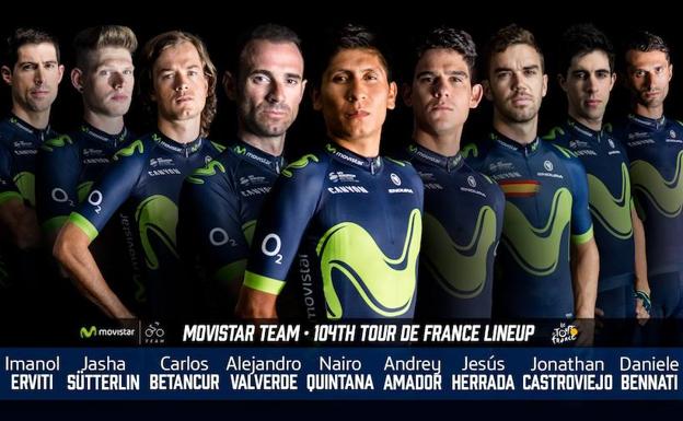 Movistar Team anuncia su nueve para el Tour