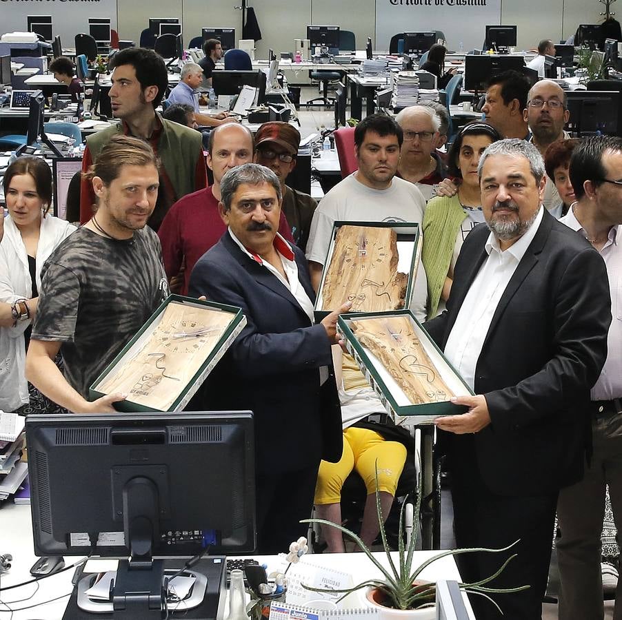 Visita de Asprona a las instalaciones de El Norte de Castilla