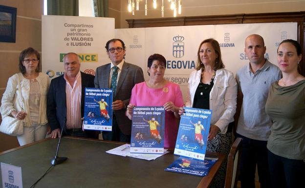 Los mejores jugadores ciegos, en Segovia