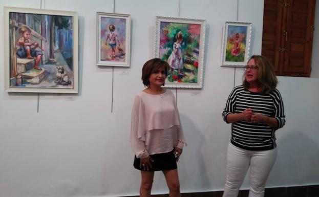 Ampudia inaugura la exposición de pintura de la peruana Patricia Paz