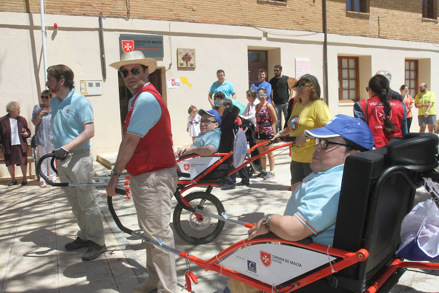 Visita del ministro de Educación, Méndez de Vigo a Villarcázar
